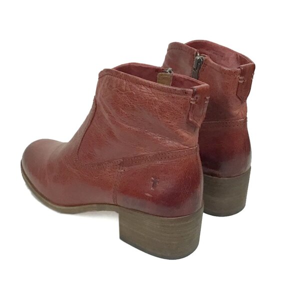 Frye Claire Bootie Short Ankle Leather Boot - Picture 8 of 14